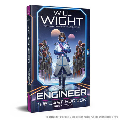 THE ENGINEER by Will Wight / Cover design / Cover painting by Simon Carr / 2023